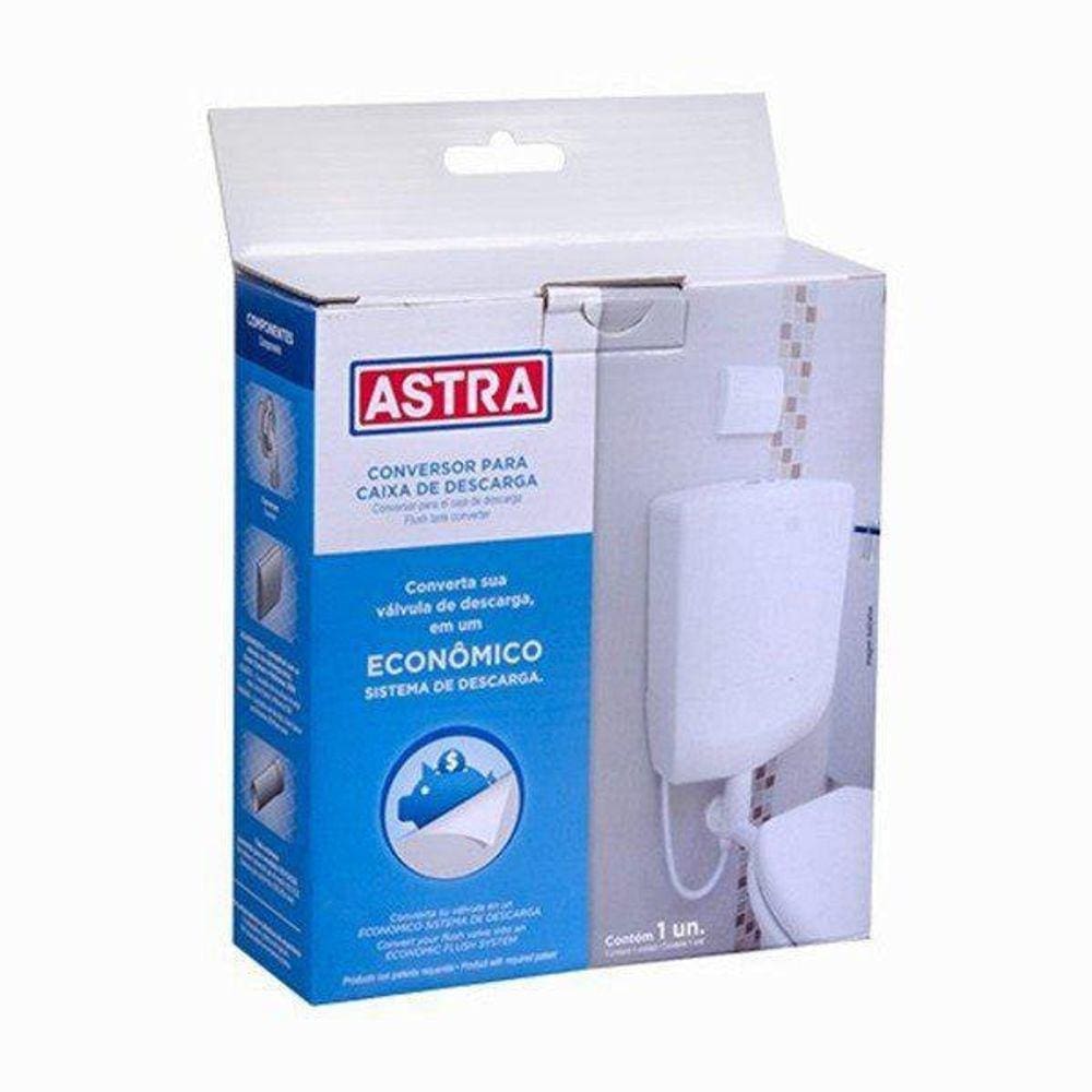 Conversor Para Valvula Descarga Caixa Acoplada Astra Cromado
