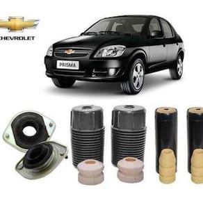 2 Kit Coxim Batente Dianteiro Traseiro Prisma 2008 2009 2010 2011 2012