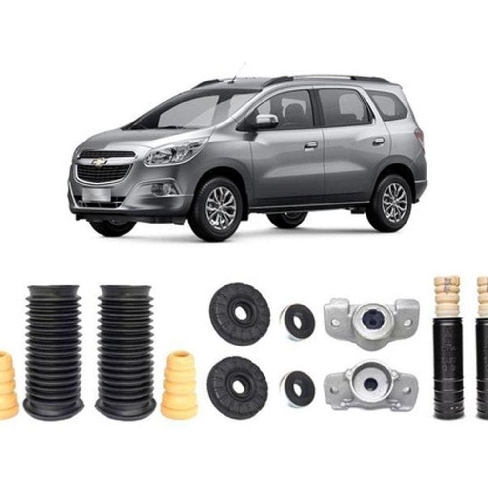 Kit Coxim Batente Coxim Dianteiro Traseiro Spin 2012 2013 14