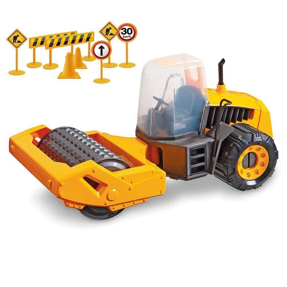 Brinquedo Trator Compactador Construction Machine Gigante