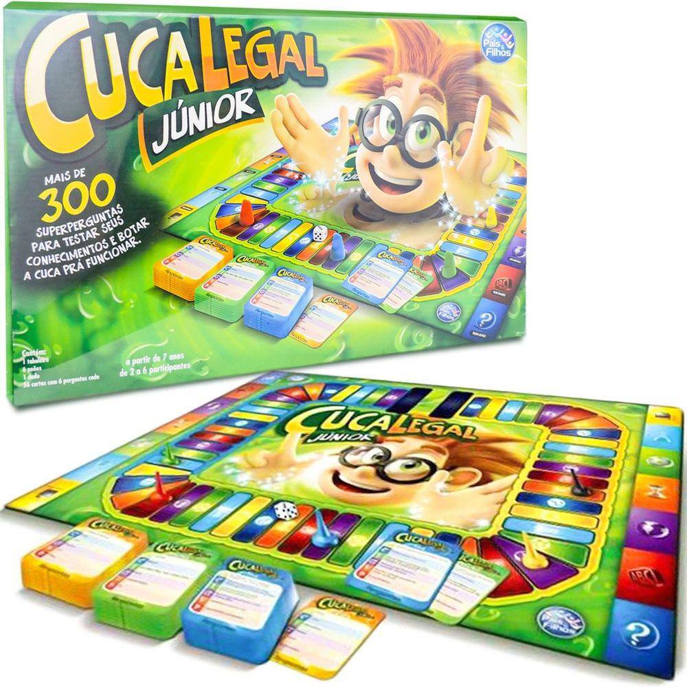 Jogo Cuca Legal Pais & Filhos + 600 Perguntas Top Line - Pais e