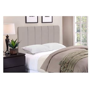 Cabeceira De Cama Box Milão Casal 1,60 Suede Nude/Cinza