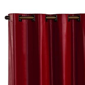 Cortina Blackout Pvc Corta 100 % A Luz 2,80 X 2,30 Vermelha