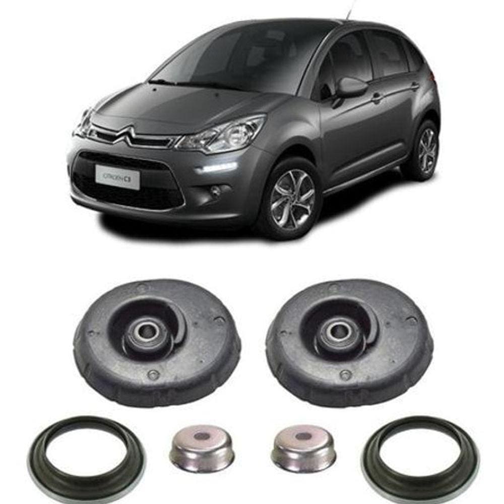 Coxim + Rolamento Dianteiro Citroen C3 2013 2014 2015