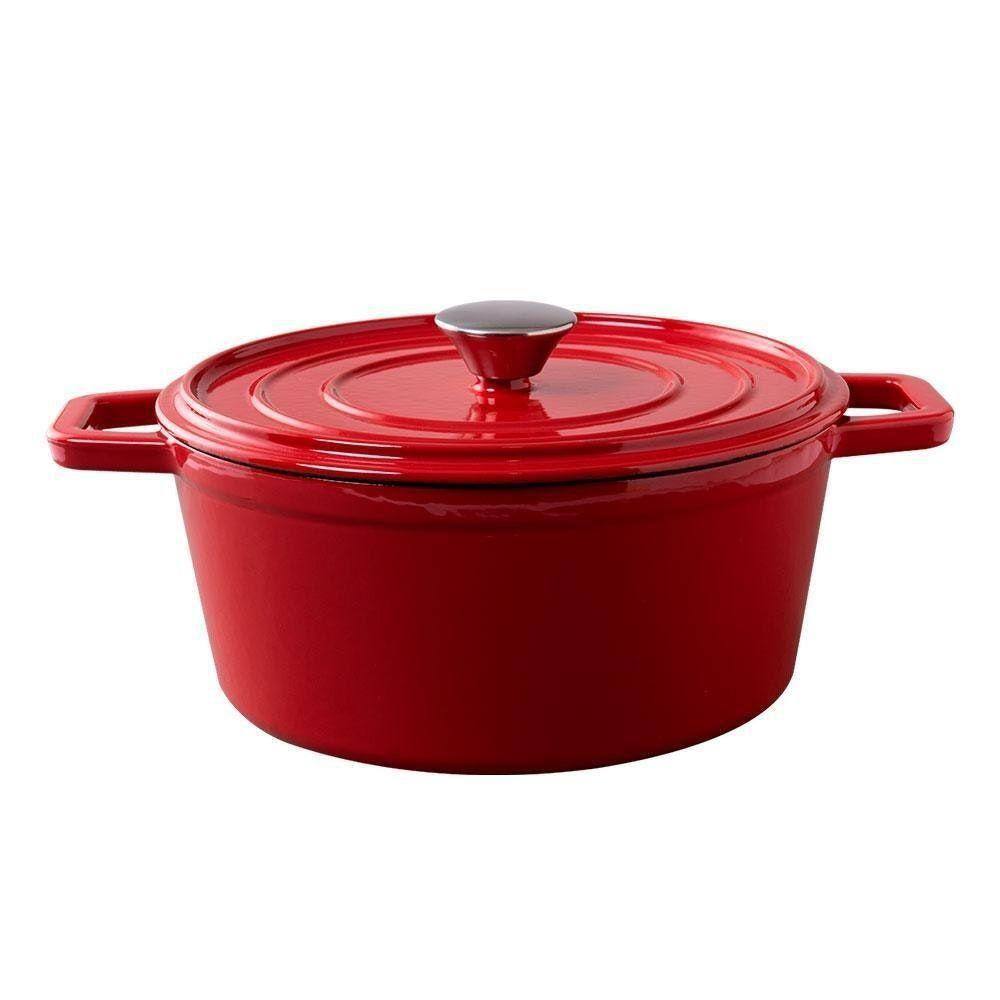 Caçarola 24Cm 3,6L Sauté Vermelha - Haus Concept