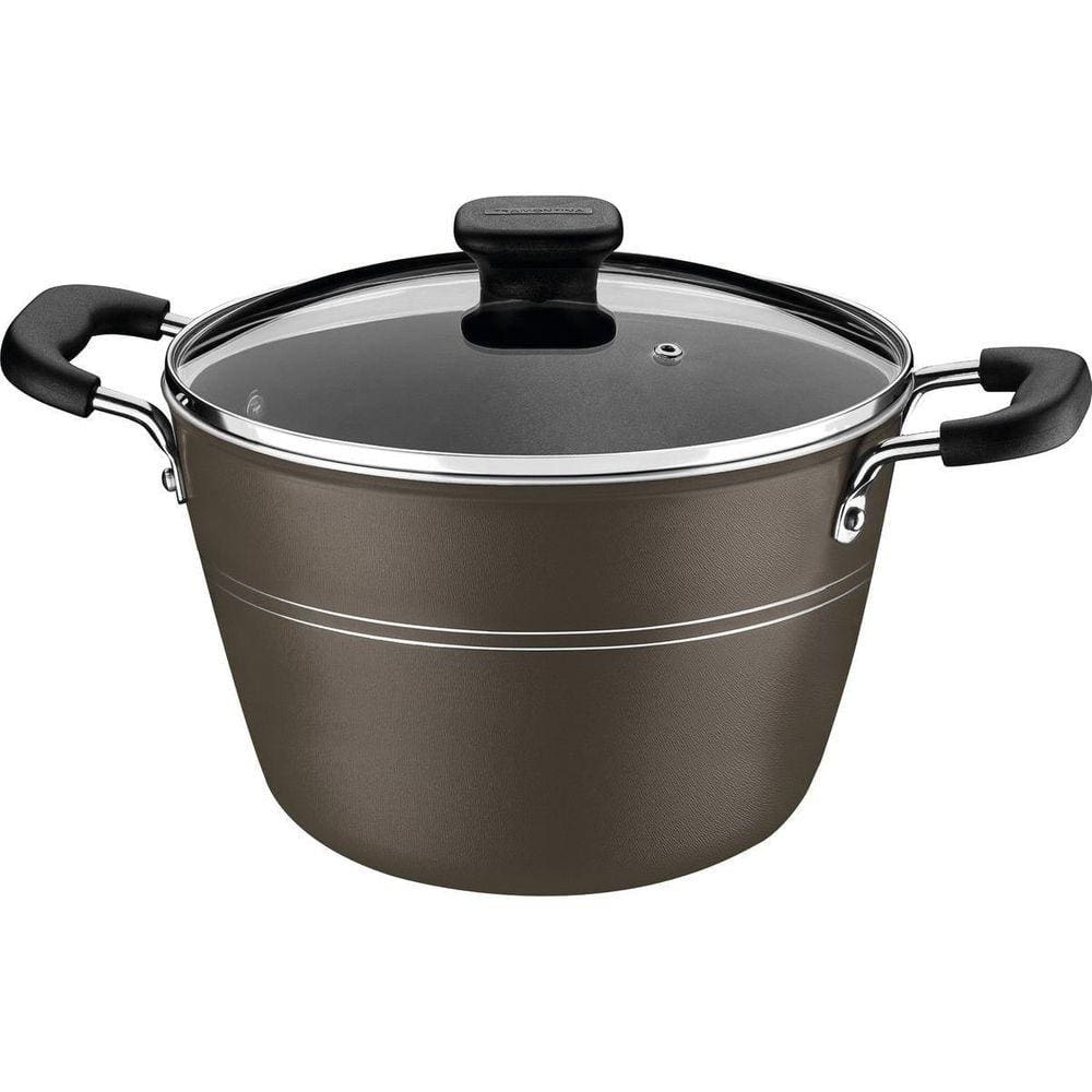 Caldeirão Tramontina 24Cm Antiaderente Sicília 7,1L Avelã