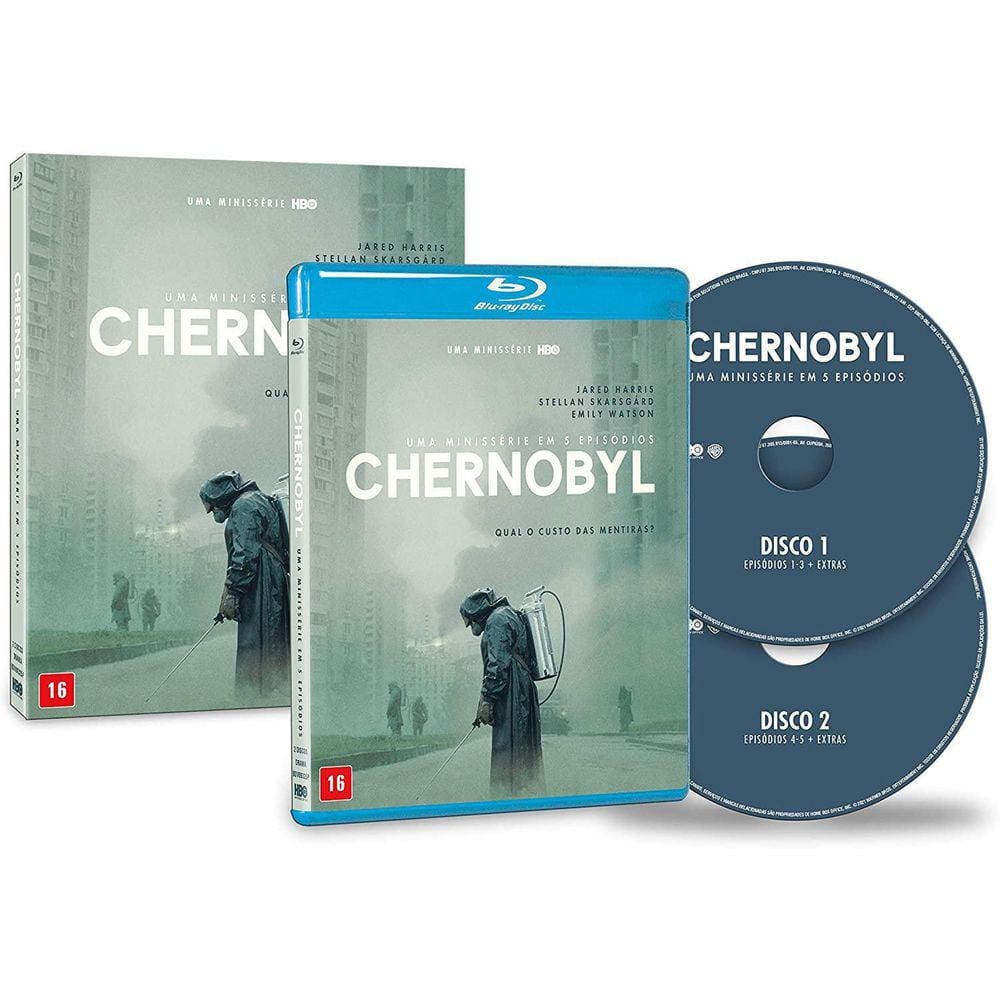 Blu-Ray Chernobyl - Minissérie Completa Hbo Box Duplo + Luva