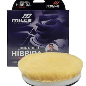 Boina Lã Hibrida Amarela 6R.Orbital Interf Esp.Branca Mills