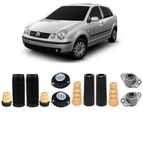 Kit Coxim Coifa Dianteiro Traseiro Polo Hatch 2008 2009 2010