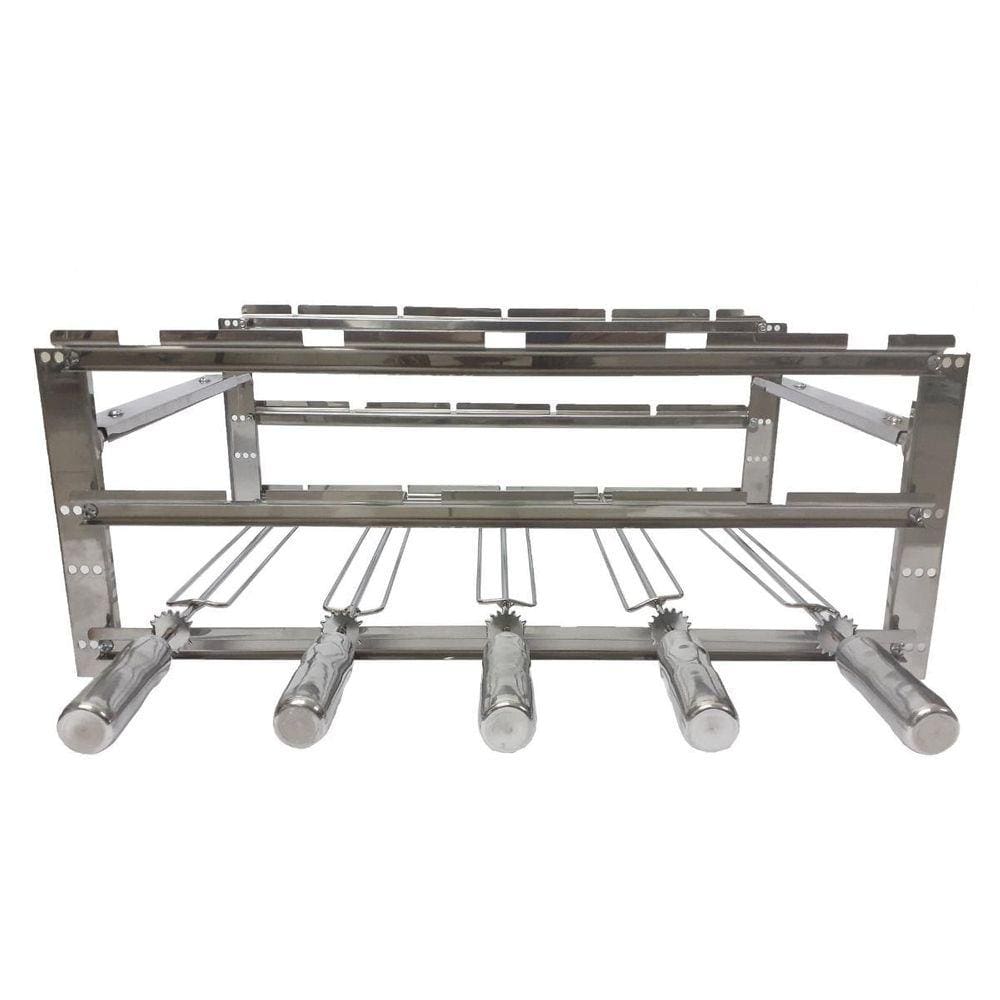 Suporte Inox Kit 5 Espetos
