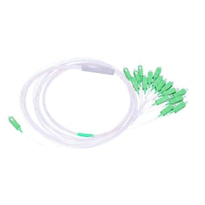 Splitter 1X16 Apc Sm Plc 0.9Mm 1.5M Divisor Fibra Verde Hfo