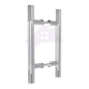 Puxador Porta Tubular Madeira Ou Vidro Pivotante 30 Cm Inox