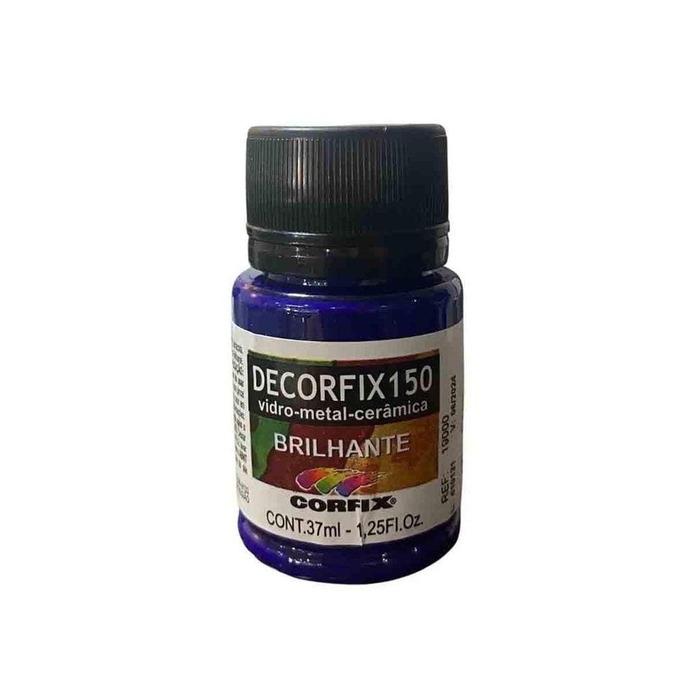 Tinta Decorfix 150 Brilhante 436 Azul Cyan 37Ml