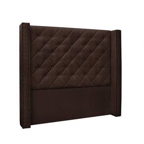 Cabeceira Vicenza Cama Box Casal 140 Cm Suede Café
