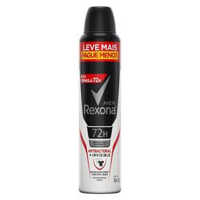Desodorante Rexona Aero Men Antibacterial Plus Invisible 250ml