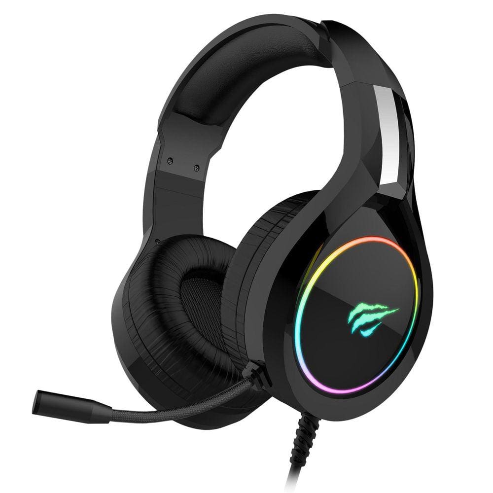 Headset Fone Gamer Havit H2232D Rgb Com Microfone 3.5Mm Usb