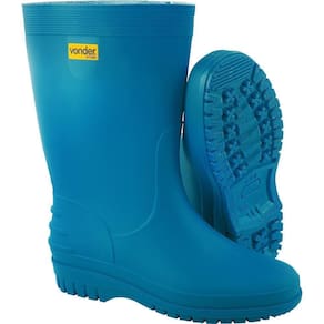 Bota Azul Pvc Com Forro 40/41 Vonder