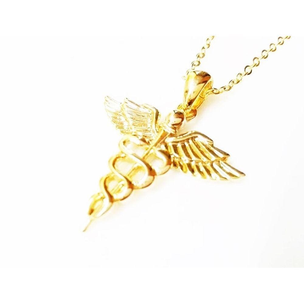 Colar Cordão Medicina Folheado A Ouro 18k