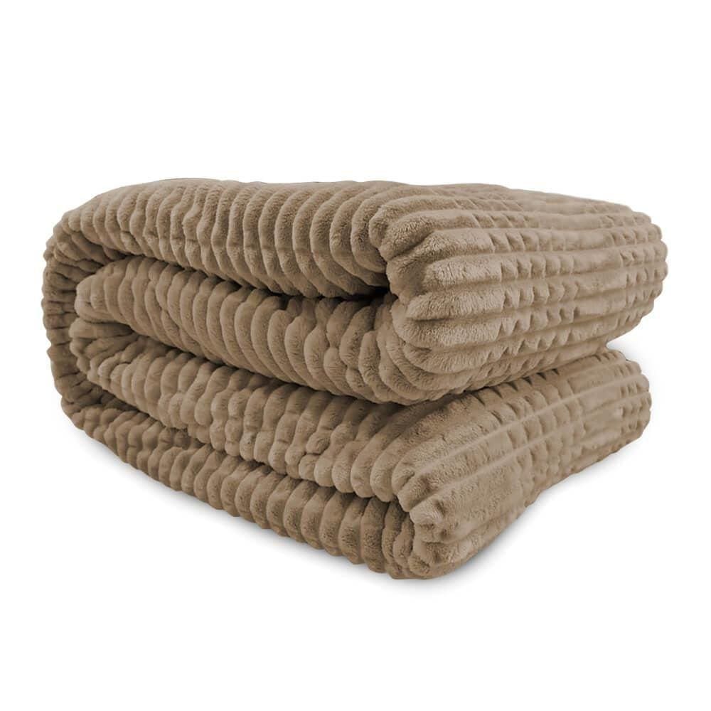 Cobertor De Microfibra Queen Mont Blanc - Andreza Kaki