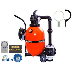 Filtro Com Carrinho F350 Pc Nautilus Para Qualquer Piscinas
