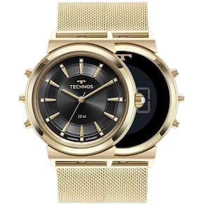 Relógio Technos Feminino Curvas Digital Dourado - 9T33ah/1P