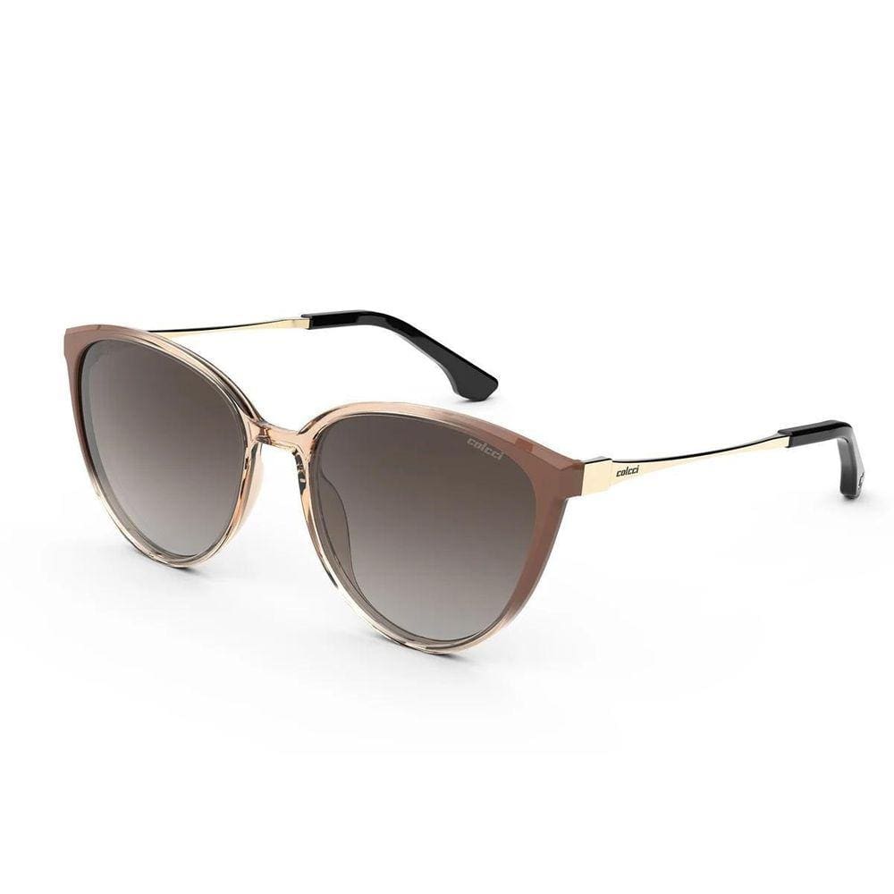 Óculos Solar Colcci Isah C0194 Ba7 34 Nude Marrom Degradê