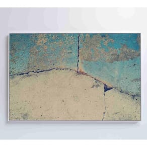 Quadro Abstrato Rachadura 90x60 Cm Adesivo Fotográfico