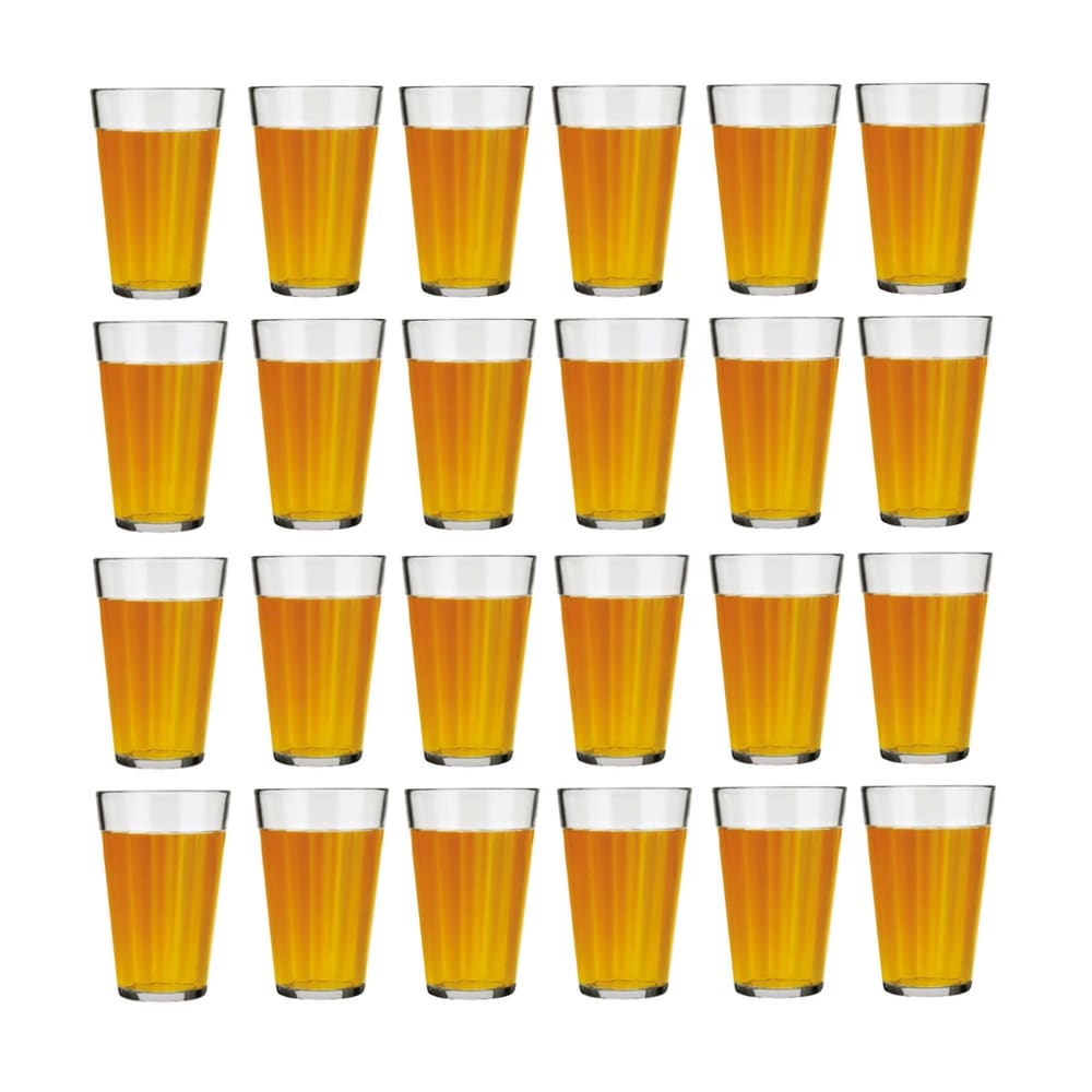 Jogo 24 Copo Americano Vidro Long Drink 450ml Cristal Nadir