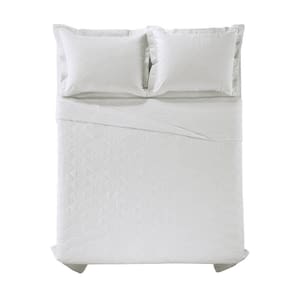 Cobre Leito Solteiro Liss 2 peças Branco - Karsten
