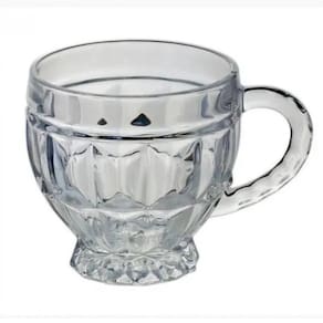 Jogo de Xicaras Cafe Cristal Renaissance 200ml 6 Peças