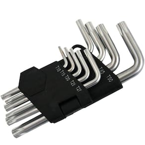 Chave Torx Furo 9 Peças Etilux Western-W2064