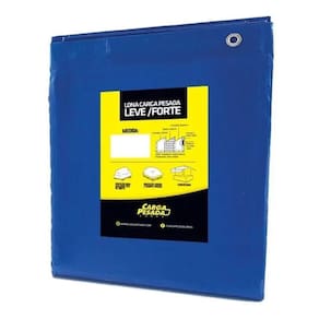 Lona Plástica Azul impermeável 300 Micras Multiuso 3x3