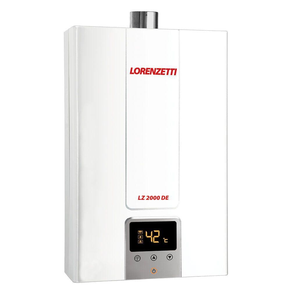 Aquecedor de Água a Gás GN Lorenzetti Digital 20L/min Branco LZ2000DE