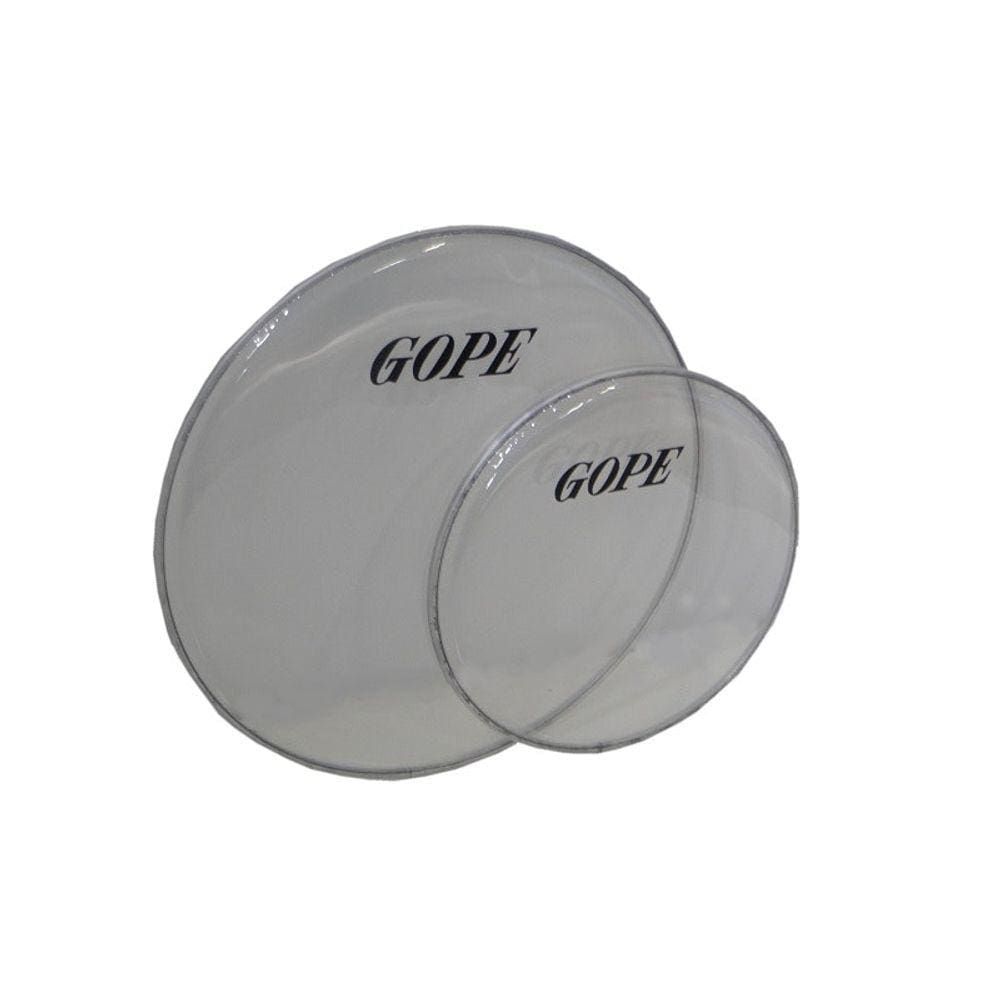Pele Cristal Transparente Percussão Gope 10 Polegadas