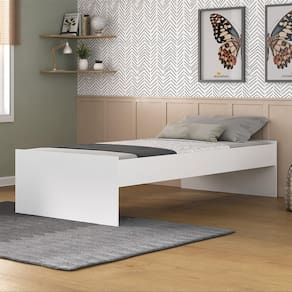 Cama de Solteiro Dublin Multimóveis MP4022 Branca