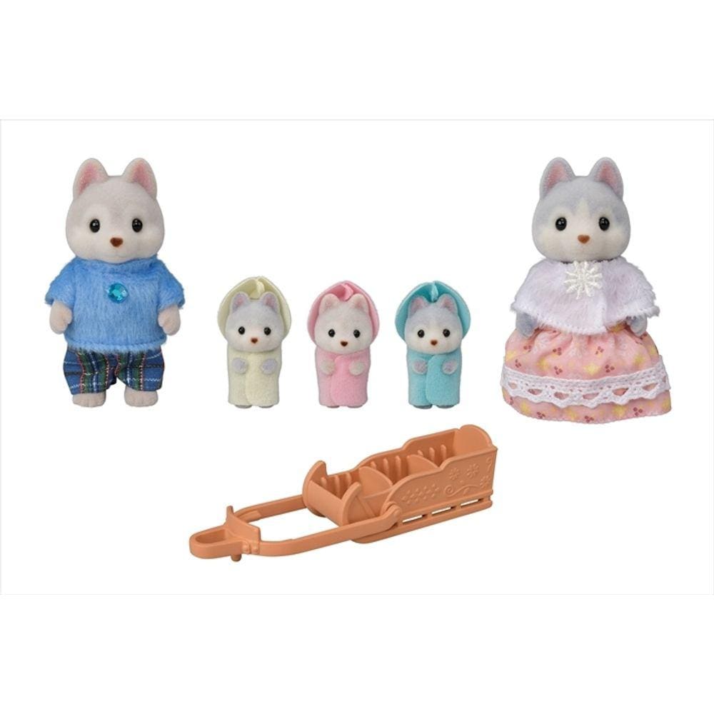 Sylvanian Families -  Família dos Huskys