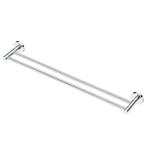 Toalheiro Duplo Porta Toalha 60Cm Cromado Italy Line Bridi