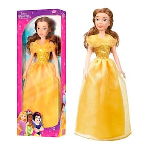 Boneca Bela - Mini My Size - Princesas - 55 cm - BabyBrink