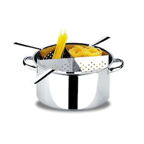 Espagueteira com 4 Divisões de Inox 10 Litros Brinox