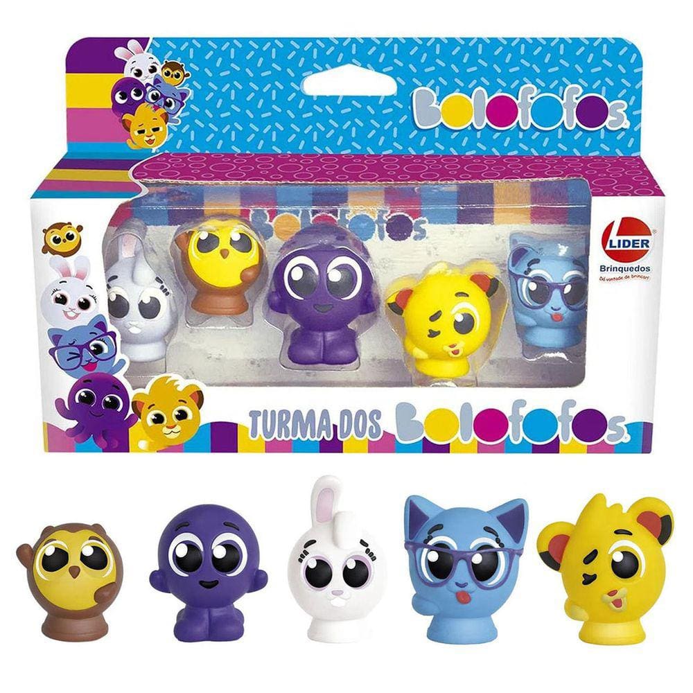 Miniaturas Dedoches Turma Dos Bolofofos - Líder 3011