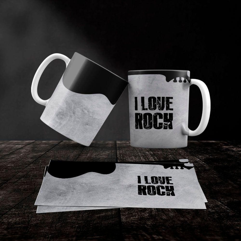 Caneca Cerâmica Rock and Roll Mod.02