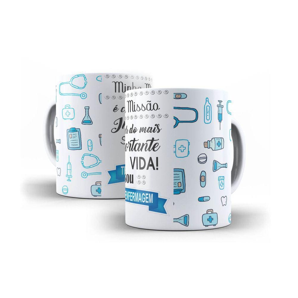 Caneca Personalizada Profissão Tec Enfermagem Mod.02