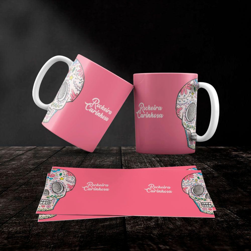 Caneca Cerâmica Rock and Roll Mod.07