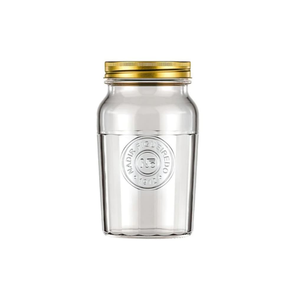 1 Pote Americano Mantimento Café Vidro Vintage 1L Nadir