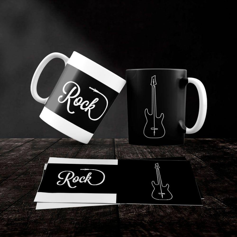 Caneca Cerâmica Rock and Roll Mod.22