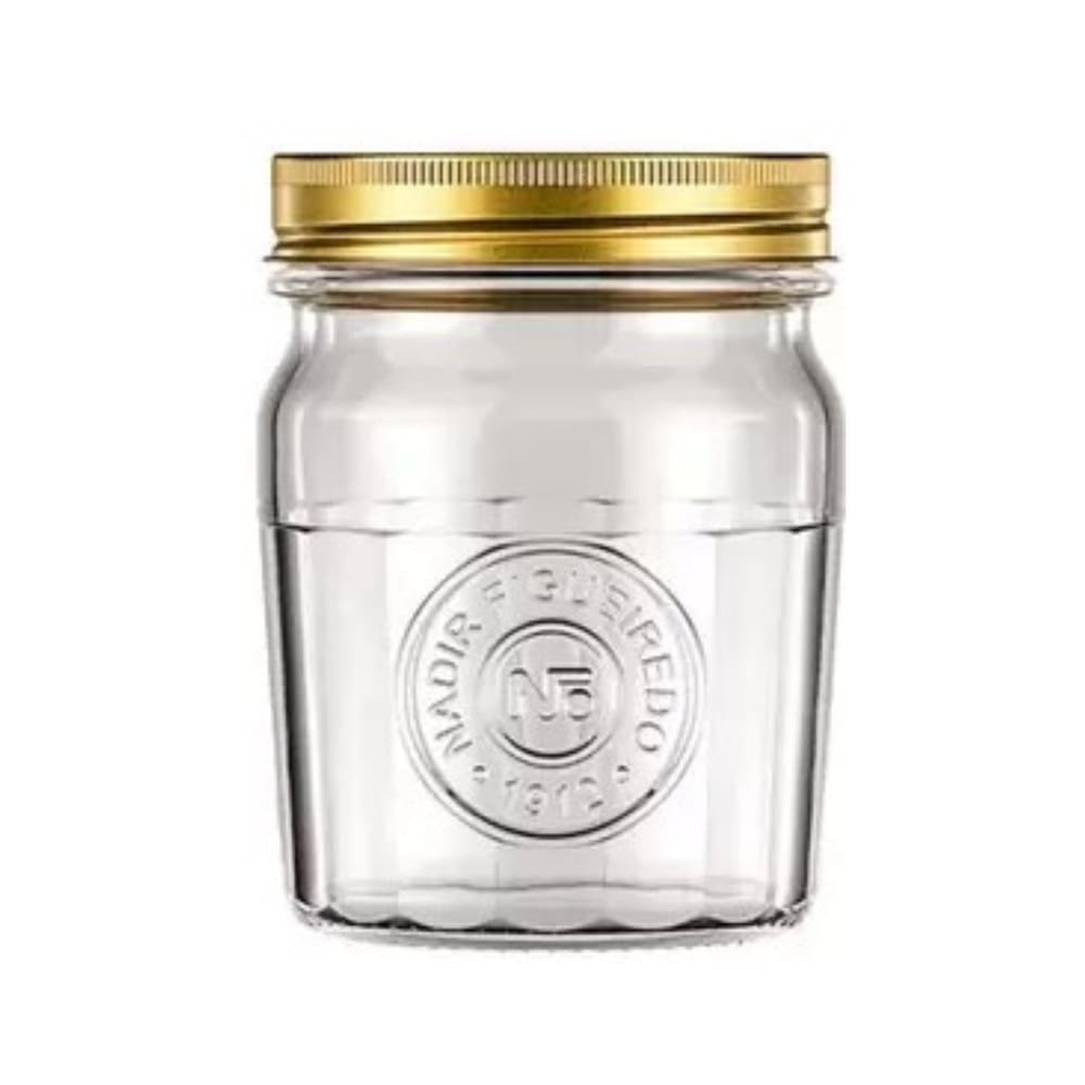 1 Pote Americano Mantimento Café Vidro Vintage 500ml Nadir