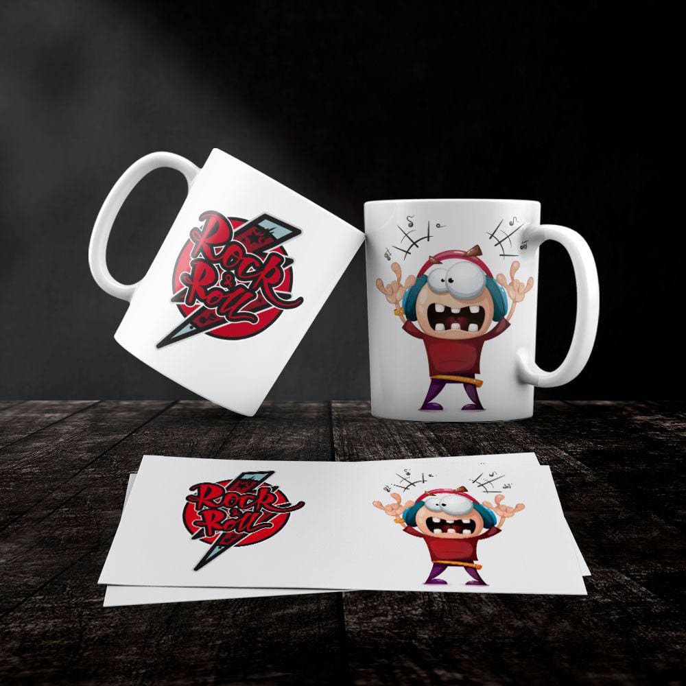 Caneca Cerâmica Rock and Roll Mod.15