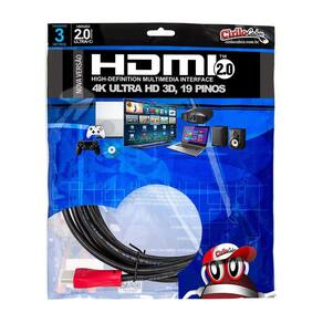 Cabo HDMI 2.0 Premium Ultra HD 4K 3D Cirilo Cabos- 3 Metros