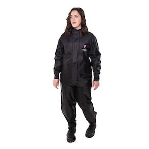 Conjunto Motociclista Emborrachado Feminino Urban Preto Pioneira