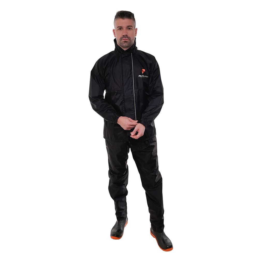Conjunto Impermeável Full Motociclista Completo Com Capuz e Bolso Pioneira
